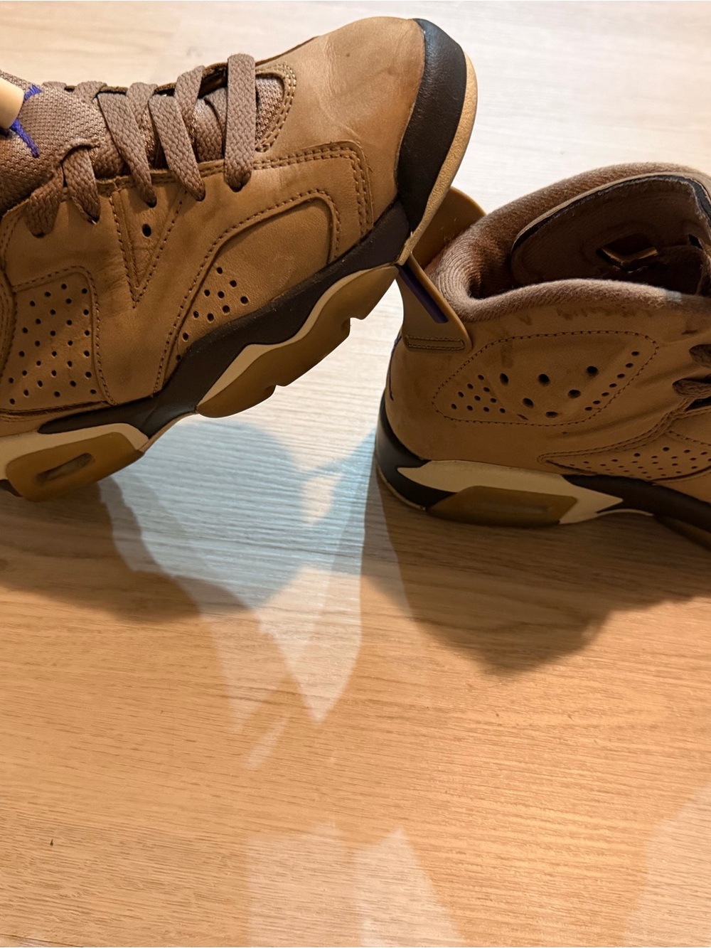 Nike Air Jordan 6 Retro Travis Scott British Khaki GS 4.5Y
